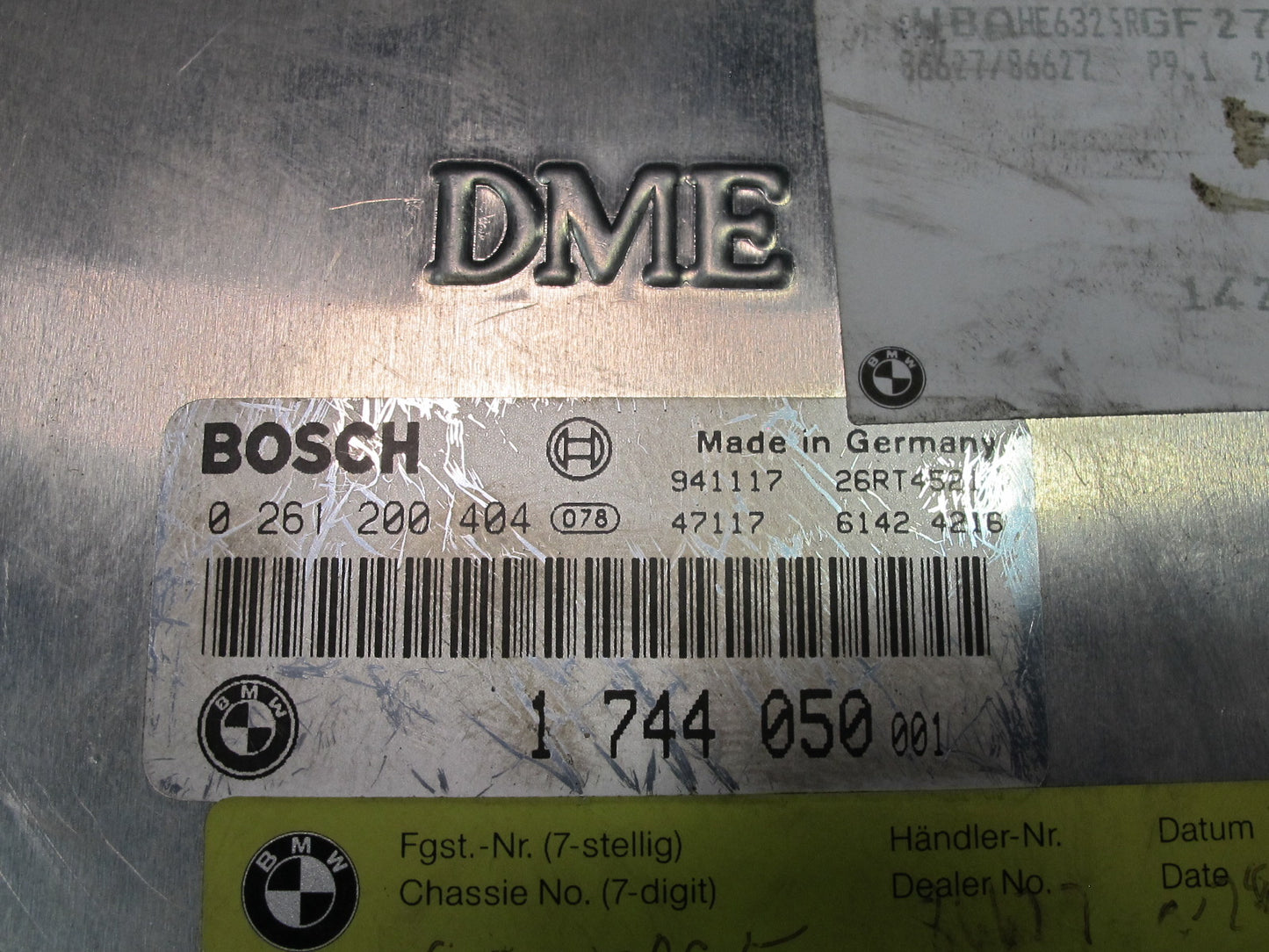 1994 BMW E34 530i 540i M60 DME ECM ECU Engine Control Module Unit 1744050 OEM