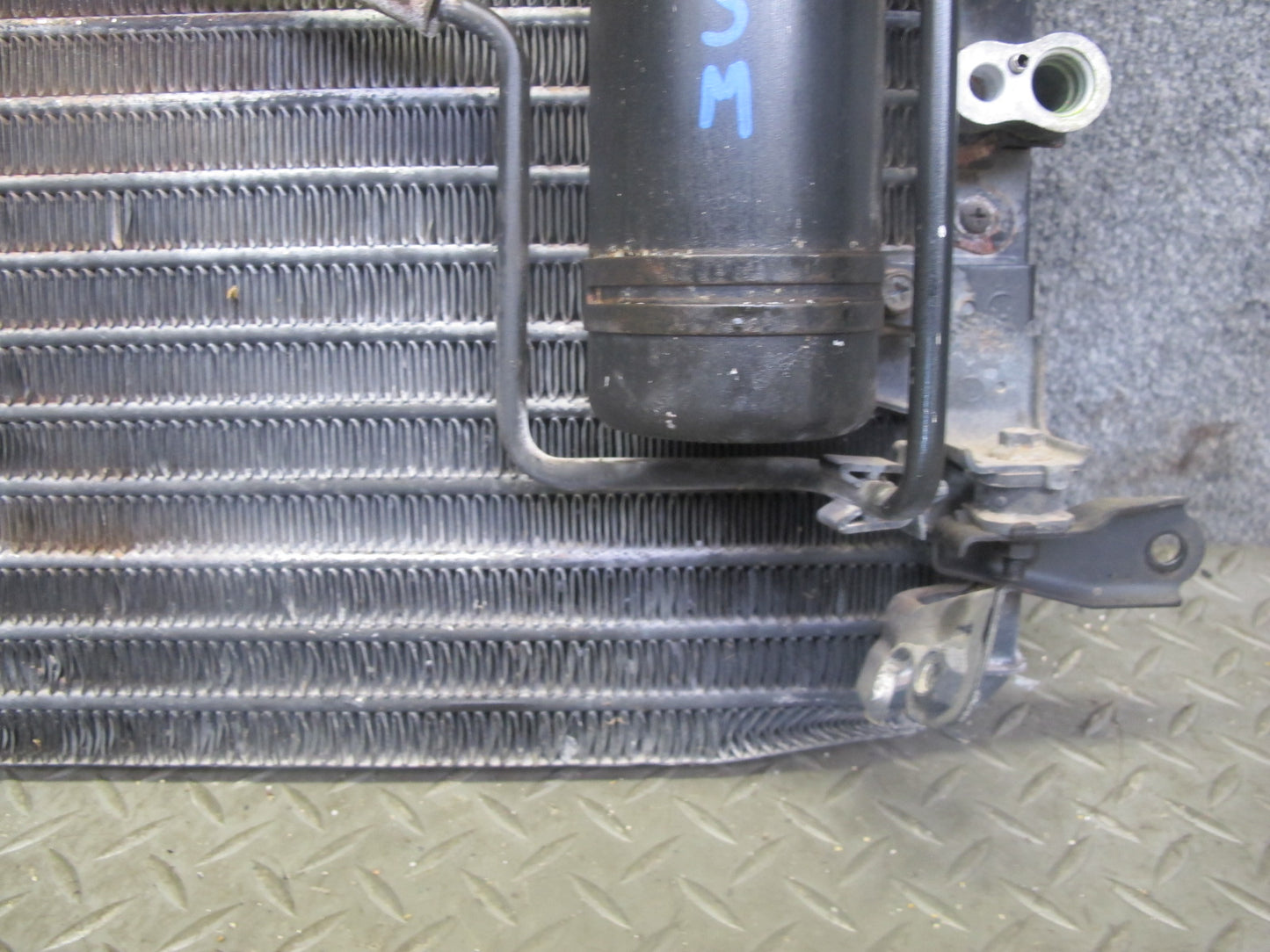 88-92 Toyota Supra MA70 AC Air Condition Condenser w Dryer Tank & Hose Lines OEM
