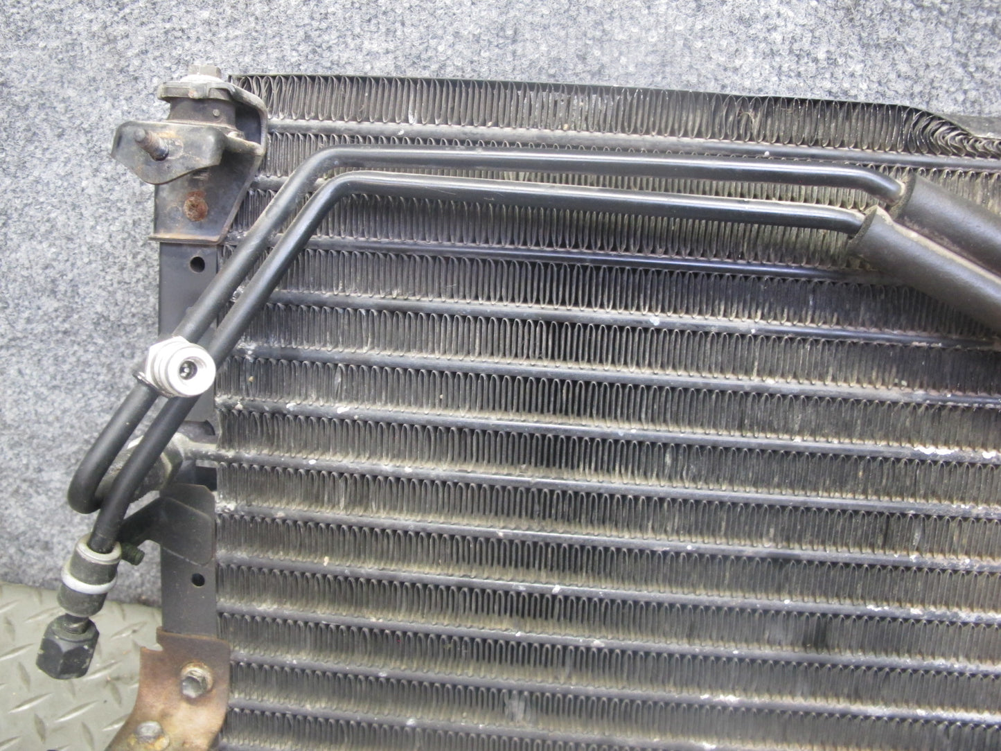 88-92 Toyota Supra MA70 AC Air Condition Condenser w Dryer Tank & Hose Lines OEM