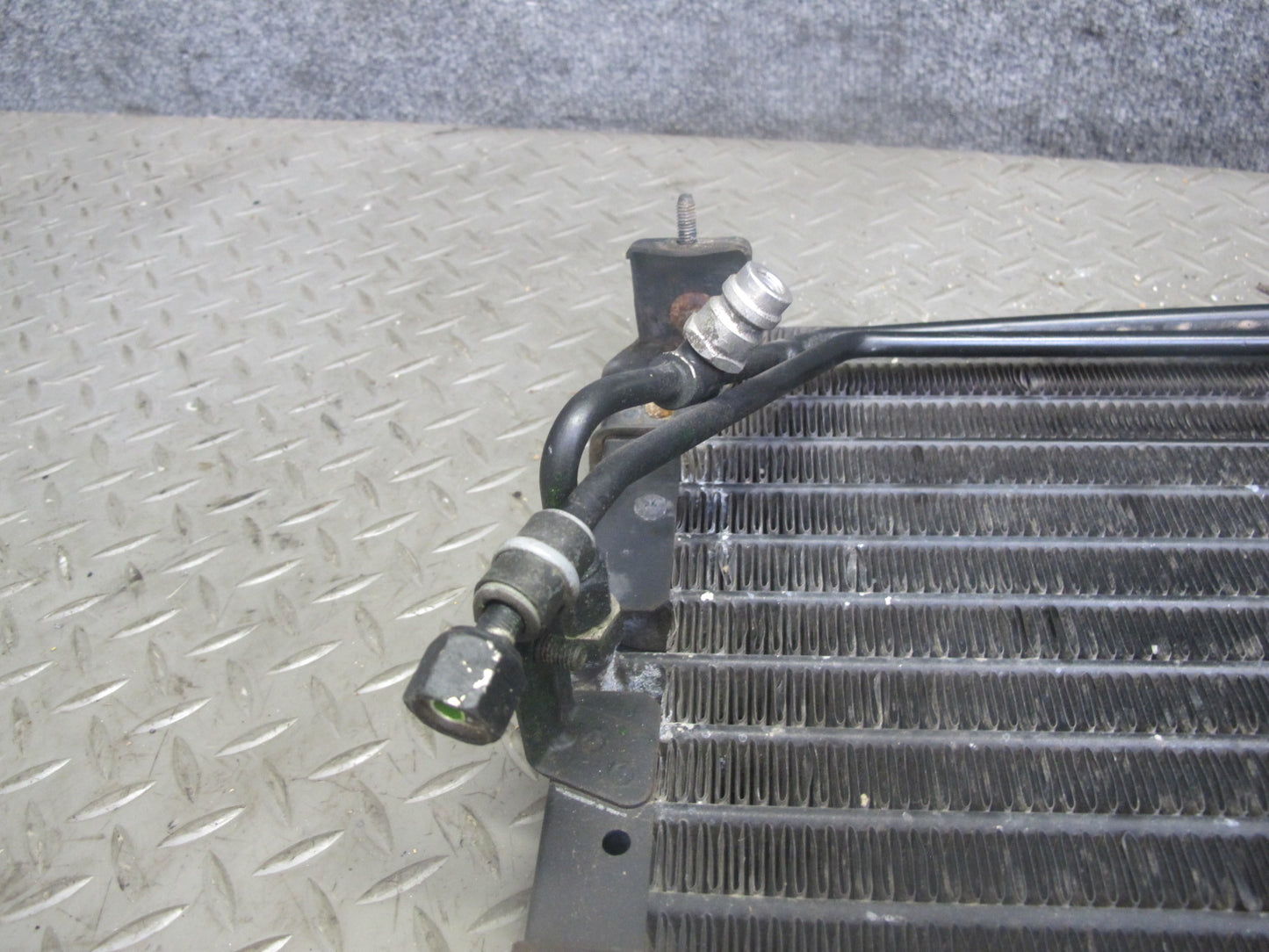 88-92 Toyota Supra MA70 AC Air Condition Condenser w Dryer Tank & Hose Lines OEM