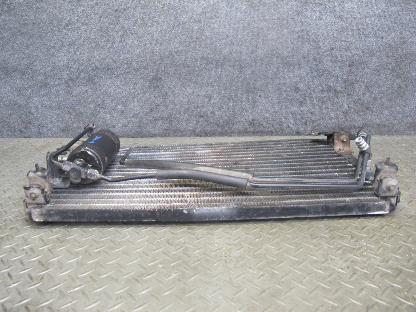 88-92 Toyota Supra MA70 AC Air Condition Condenser w Dryer Tank & Hose Lines OEM