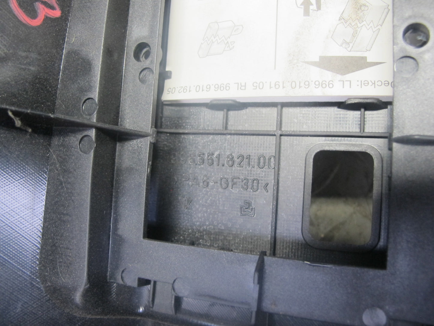 1997-2004 Porsche Boxster 986 Pillar Center Console Interior Trim Panel Set of 5