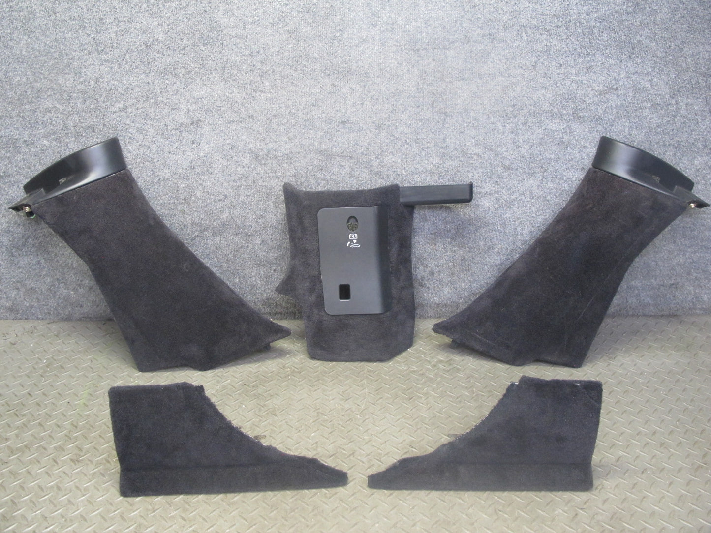 1997-2004 Porsche Boxster 986 Pillar Center Console Interior Trim Panel Set of 5