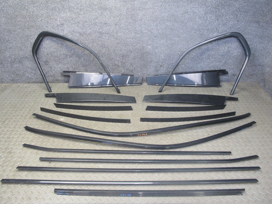 2007-2013 BMW E70 X5 Front & Rear High Gloss Shadowline Trim Set