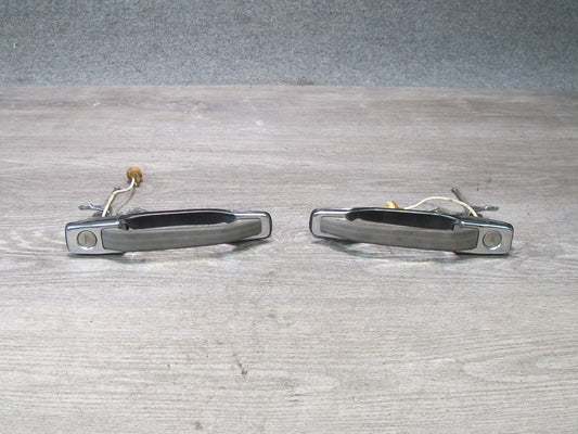 86-89 Mercedes R107 560SL Set of 2 Left & Right Door Exterior Handle OEM