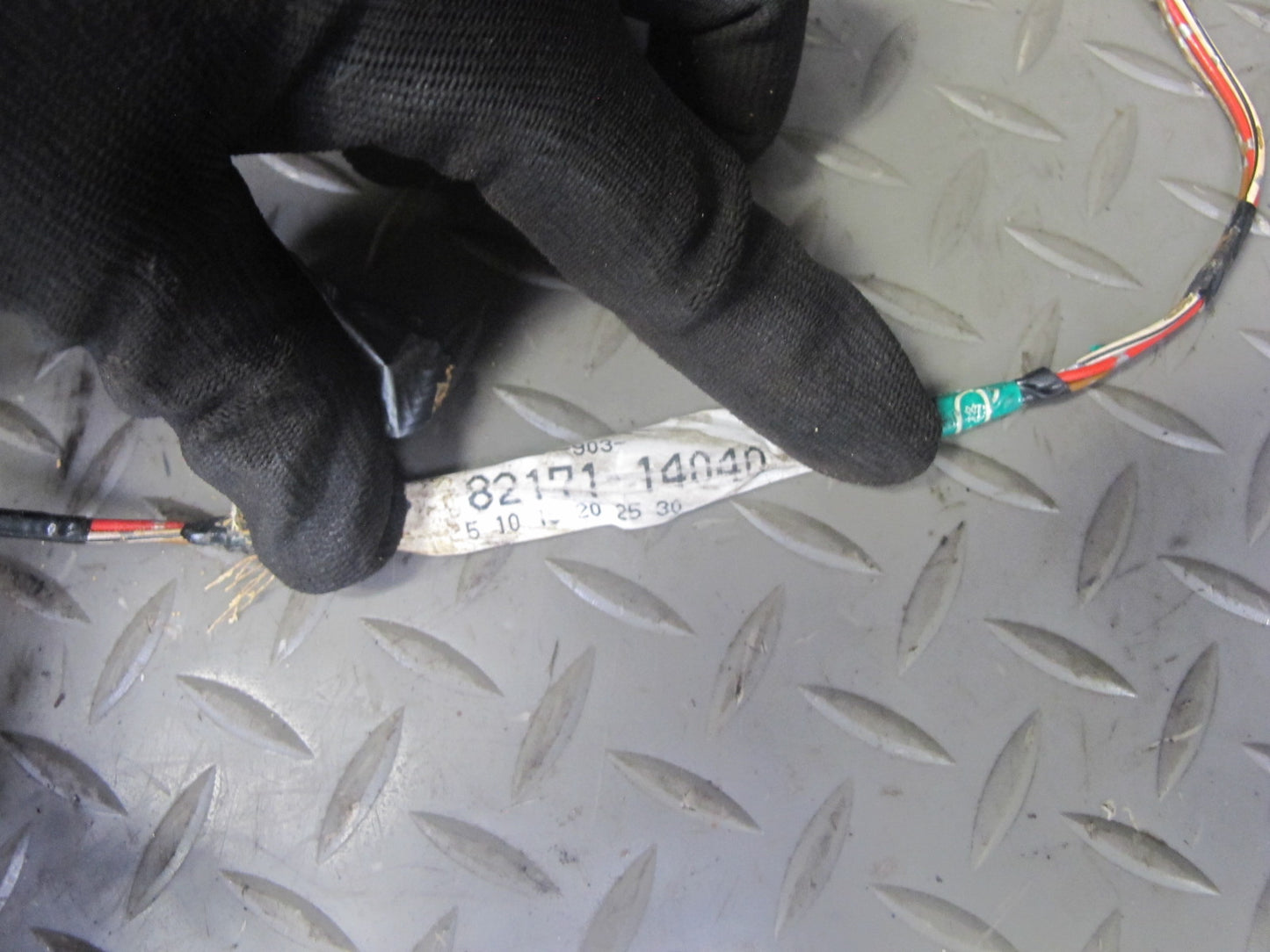 89-90 Toyota Supra MK3 7MGE A/T Underhood Right Floor & Roof Wire Wiring Set OEM