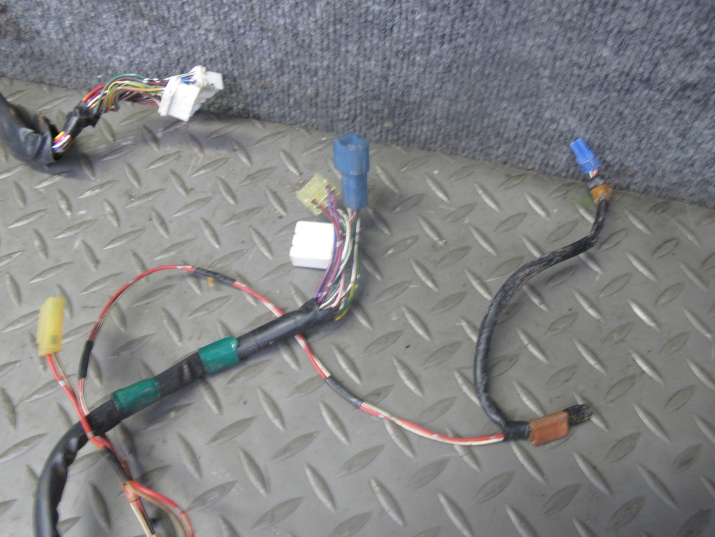 89-90 Toyota Supra MK3 7MGE A/T Underhood Right Floor & Roof Wire Wiring Set OEM
