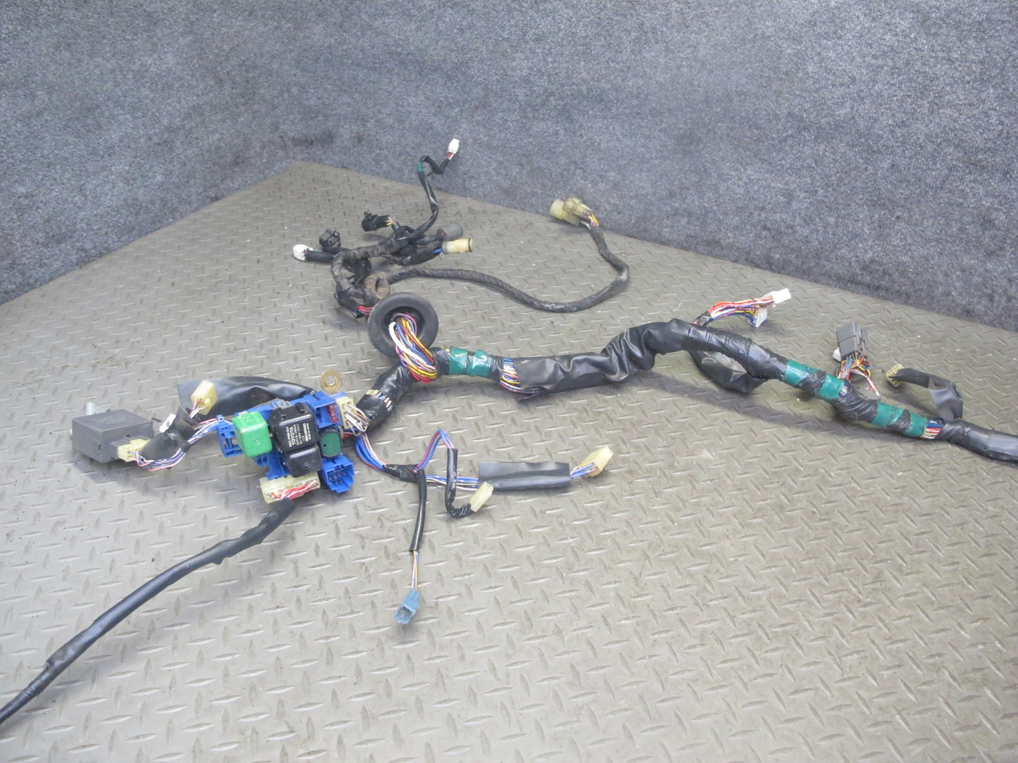 89-90 Toyota Supra MK3 7MGE A/T Underhood Right Floor & Roof Wire Wiring Set OEM