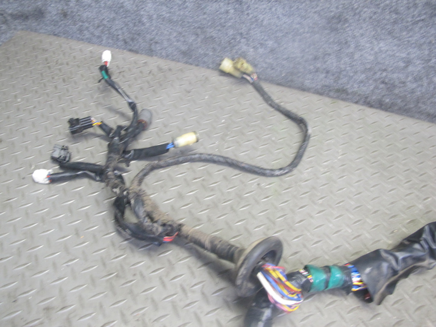 89-90 Toyota Supra MK3 7MGE A/T Underhood Right Floor & Roof Wire Wiring Set OEM