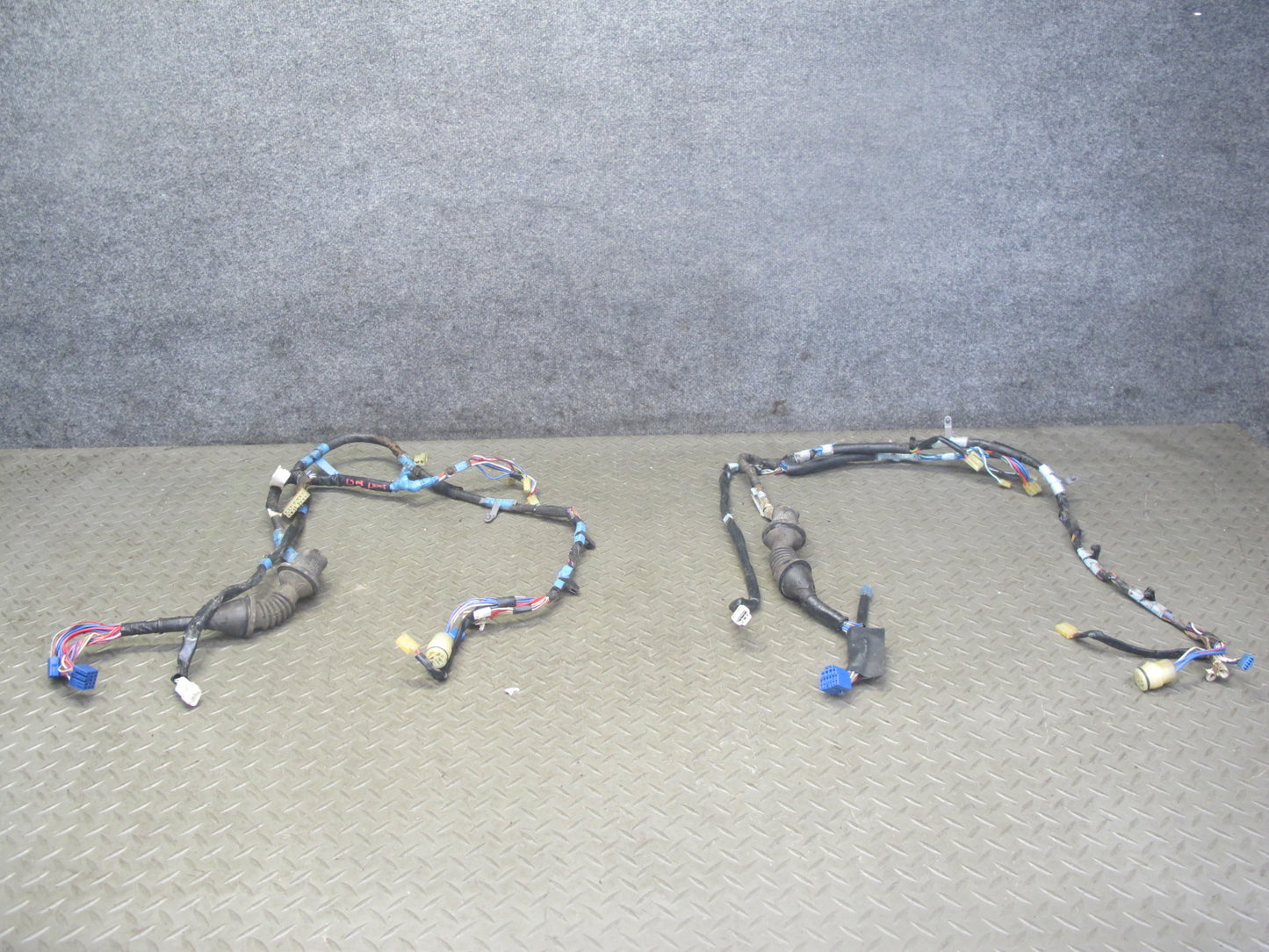89-92 Toyota Supra MA70L MK3 Set of 2 Left & Right Door Wire Wiring Harness OEM
