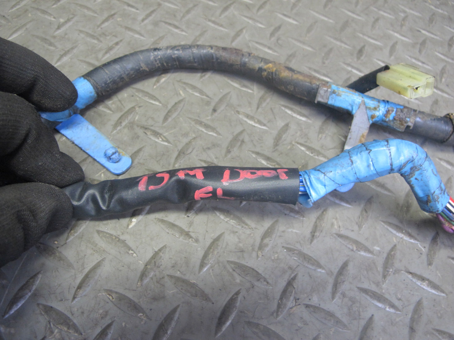 89-92 Toyota Supra MA70L MK3 Set of 2 Left & Right Door Wire Wiring Harness OEM