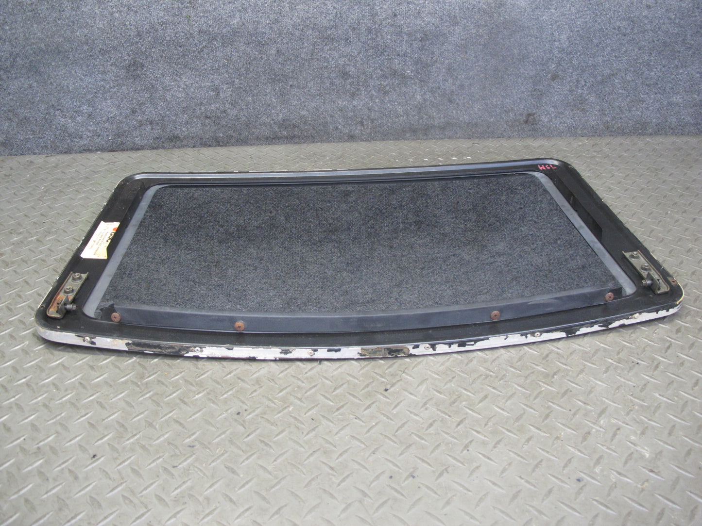 86-92 Toyota Supra MK3 Sunroof Glass Panel w Weatherstrip Seal & Bolts Set OEM