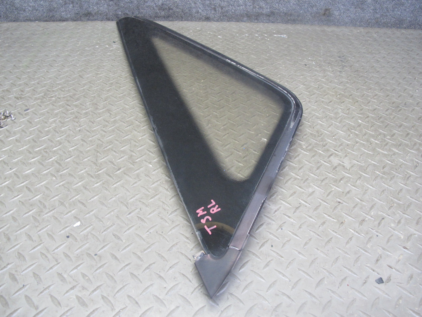 89-92 Toyota Supra MA70L Rear Left Quarter Glass Window w Molding & Hardware OEM