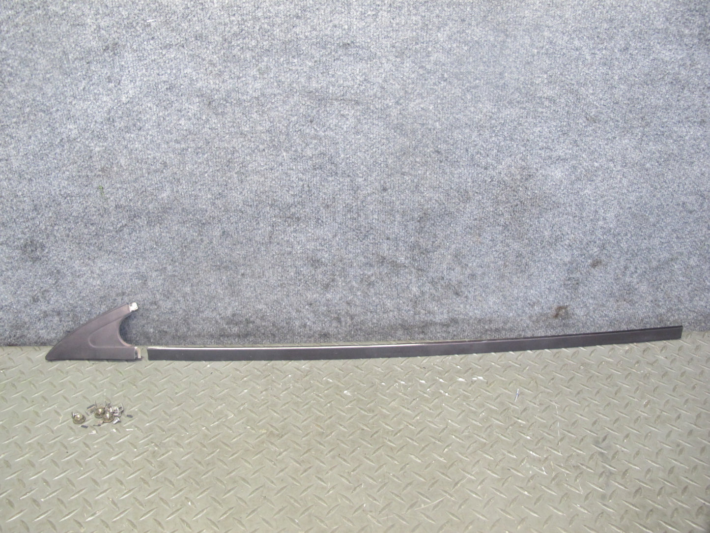 89-92 Toyota Supra MA70L Rear Left Quarter Glass Window w Molding & Hardware OEM