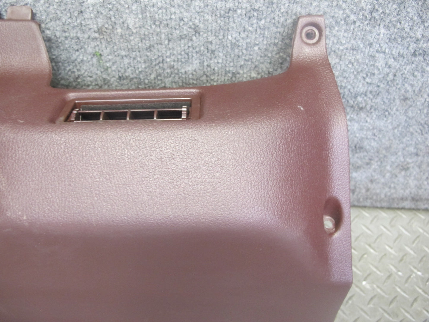 86-89 Toyota Supra MA70L Front Left & Right Lower Knee Trim Panel Set Maroon OEM