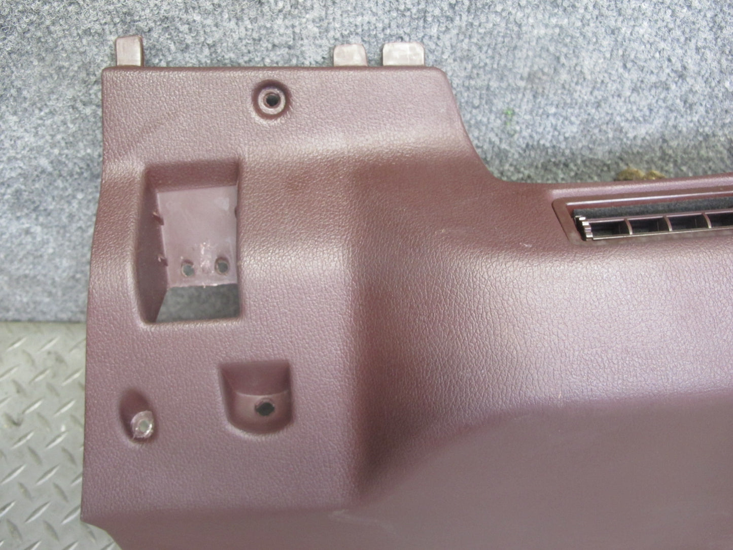 86-89 Toyota Supra MA70L Front Left & Right Lower Knee Trim Panel Set Maroon OEM