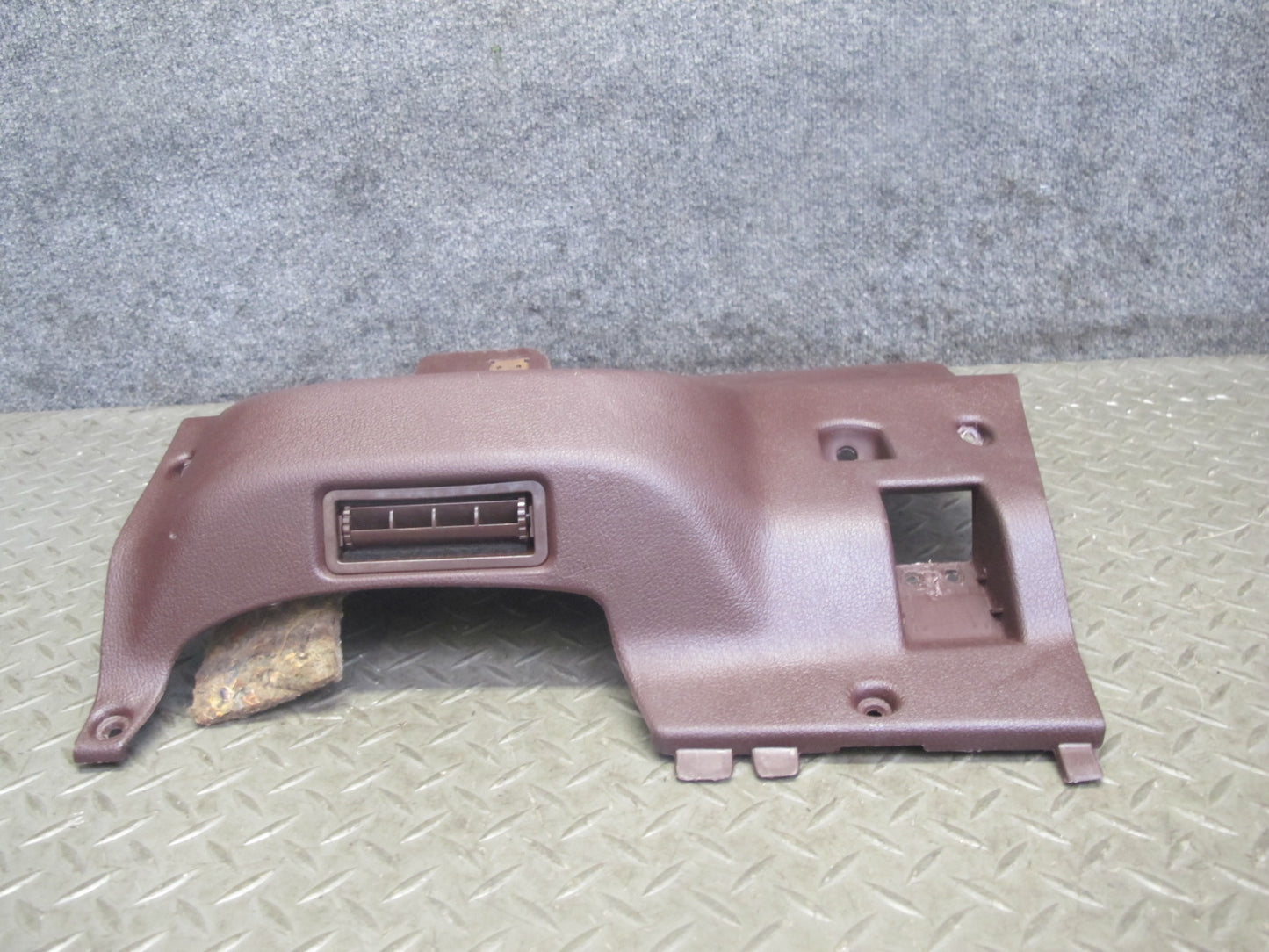 86-89 Toyota Supra MA70L Front Left & Right Lower Knee Trim Panel Set Maroon OEM