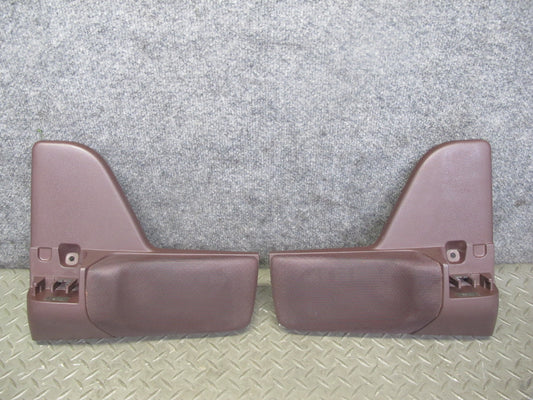 86-92 Toyota Supra MA70L Rear Left & Right Speaker Trim Cover Set Maroon OEM