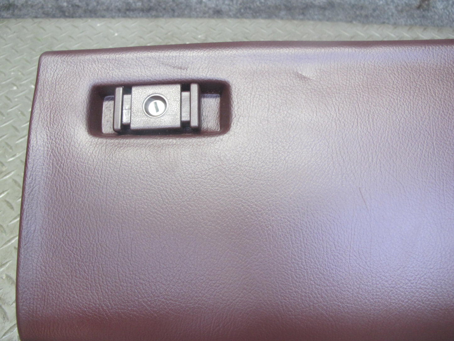 89-92 Toyota Supra MA70L Dash Glove Box Compartment Storage Door Lid Maroon OEM