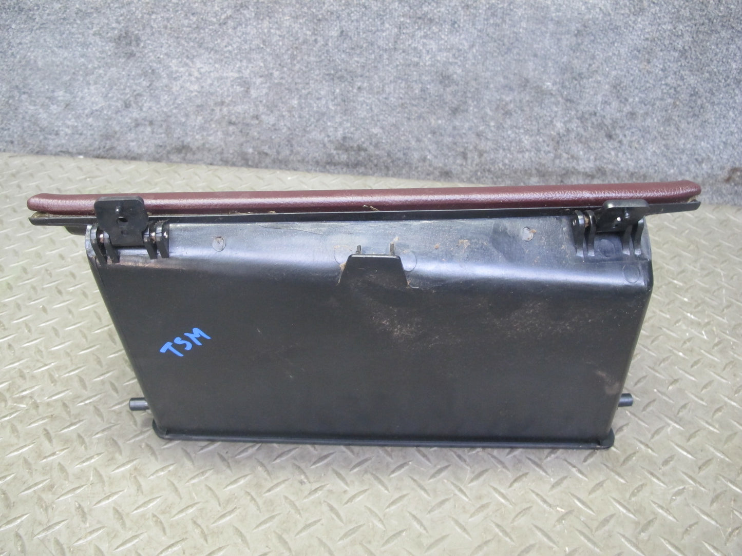 89-92 Toyota Supra MA70L Dash Glove Box Compartment Storage Door Lid Maroon OEM