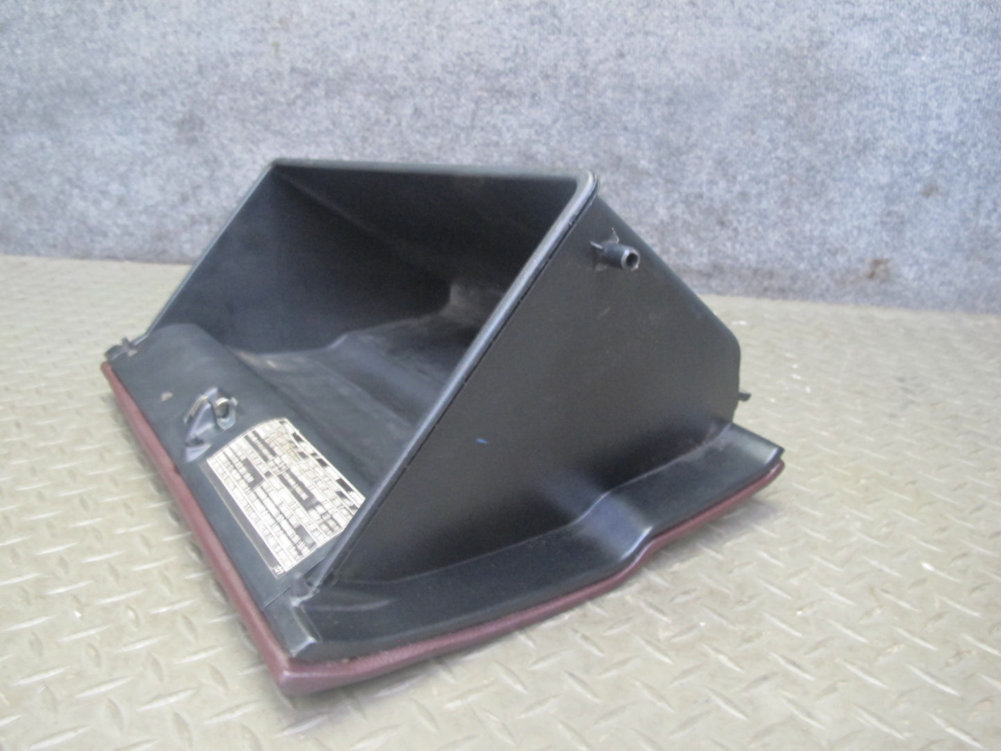 89-92 Toyota Supra MA70L Dash Glove Box Compartment Storage Door Lid Maroon OEM