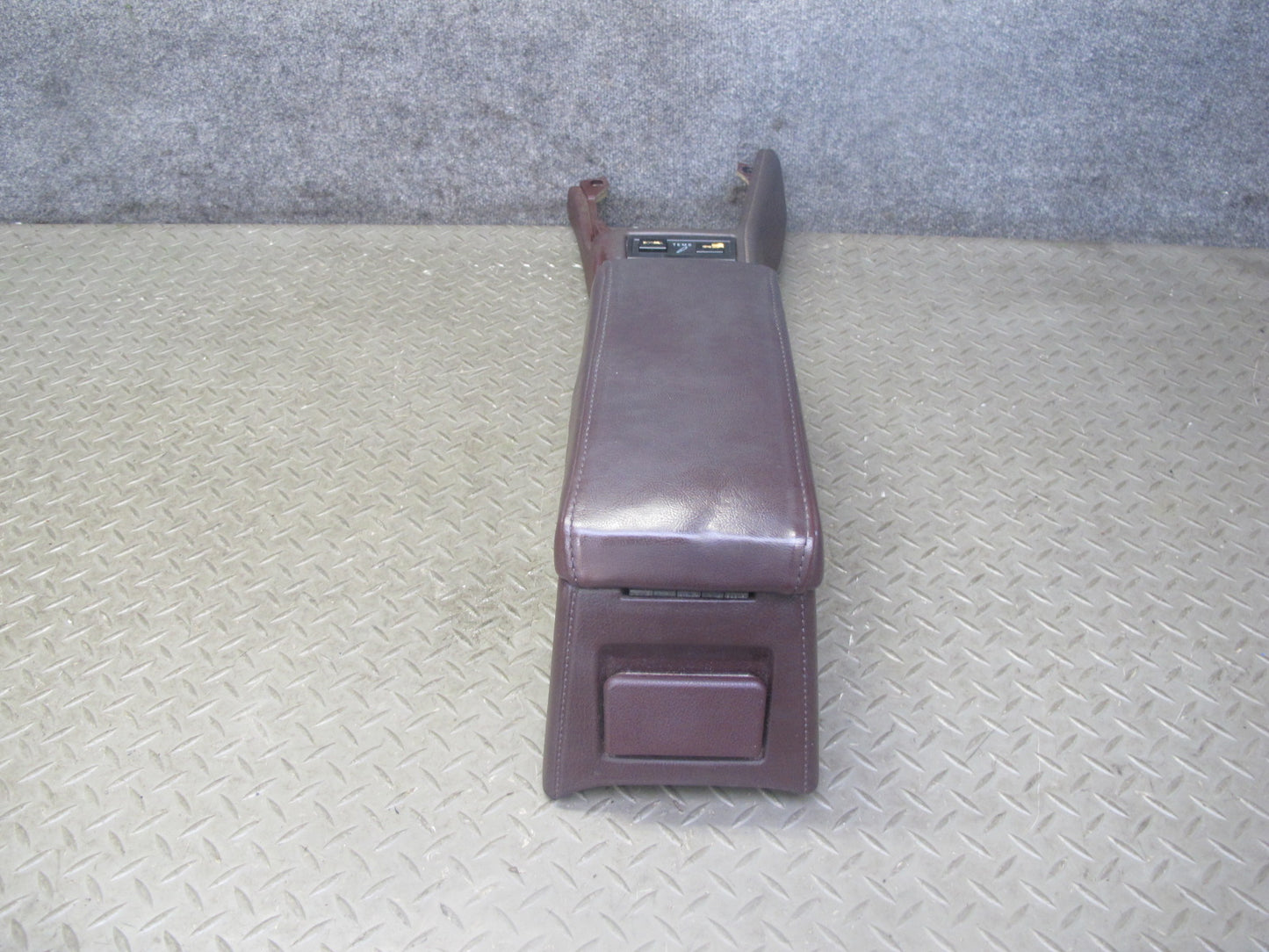 1989 Toyota Supra MA70L Center Console Trim Cover Panel w Switches Maroon OEM