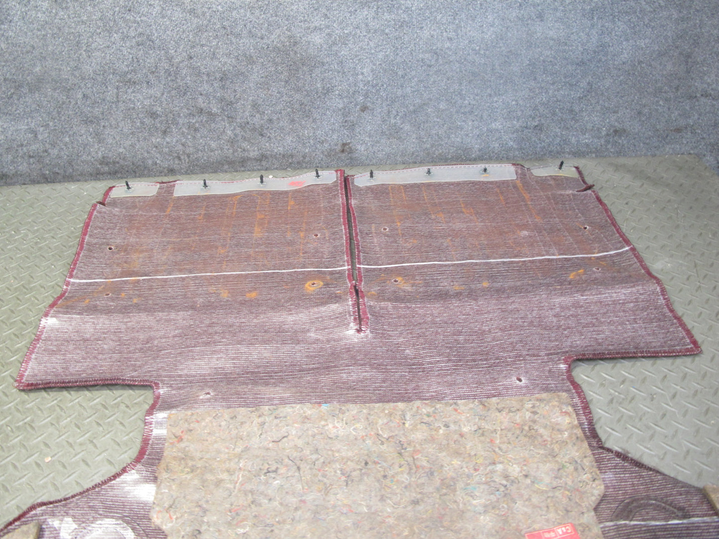 86-92 Toyota Supra MA70L Rear Trunk Floor MAT Carpet Cover Maroon OEM