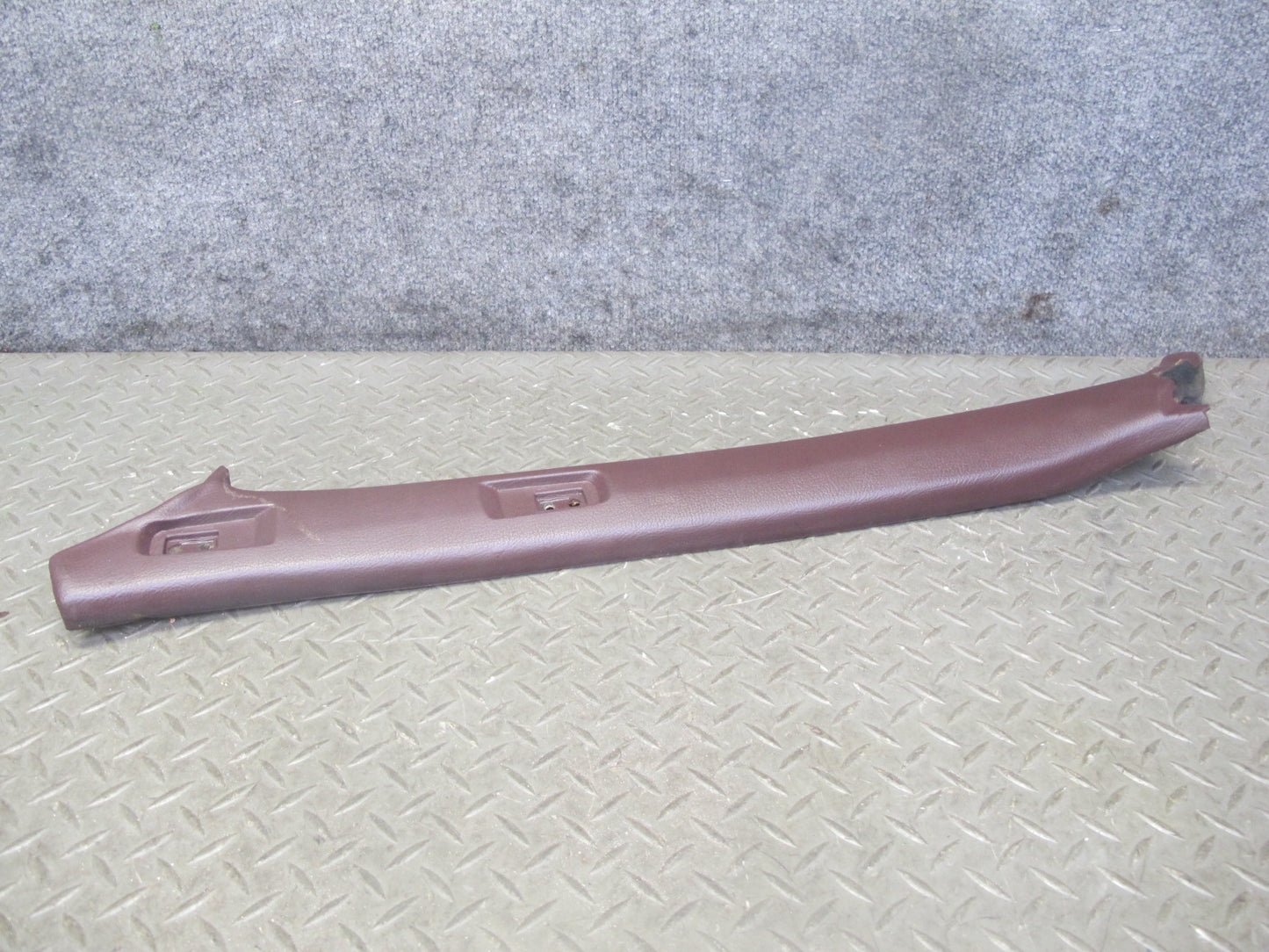 86-92 Toyota Supra MA70L Front Interior A Pillar Trim Cover Panel Set Maroon OEM
