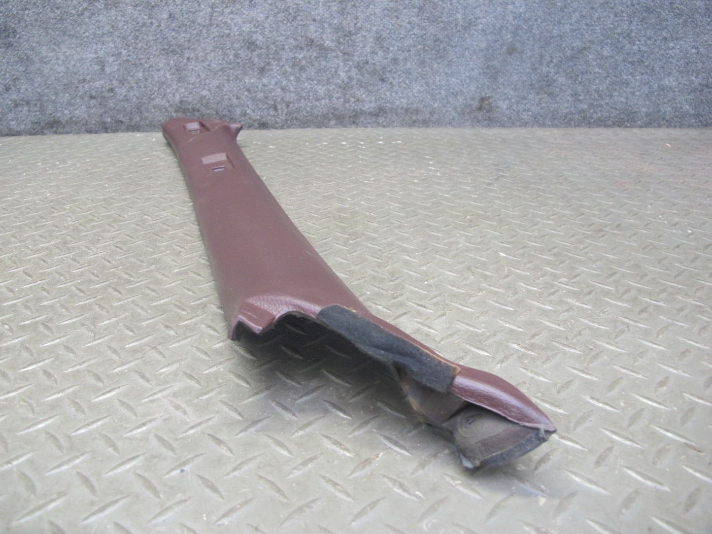 86-92 Toyota Supra MA70L Front Interior A Pillar Trim Cover Panel Set Maroon OEM