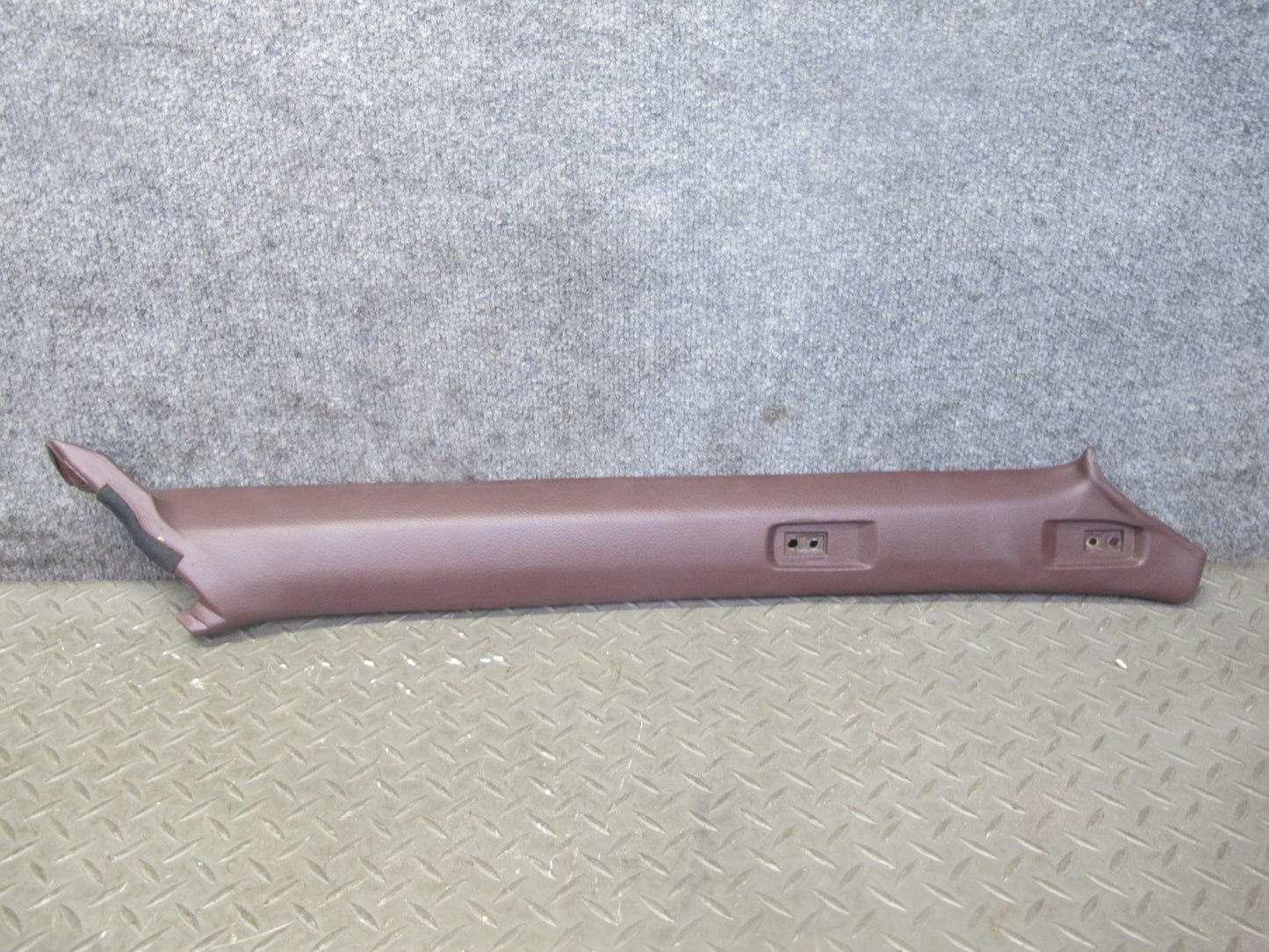 86-92 Toyota Supra MA70L Front Interior A Pillar Trim Cover Panel Set Maroon OEM