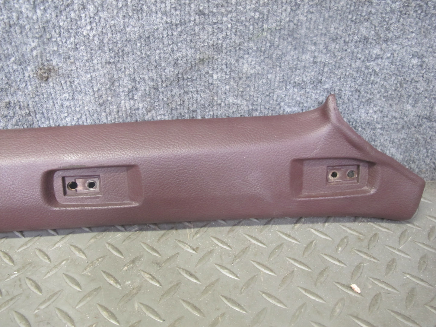 86-92 Toyota Supra MA70L Front Interior A Pillar Trim Cover Panel Set Maroon OEM