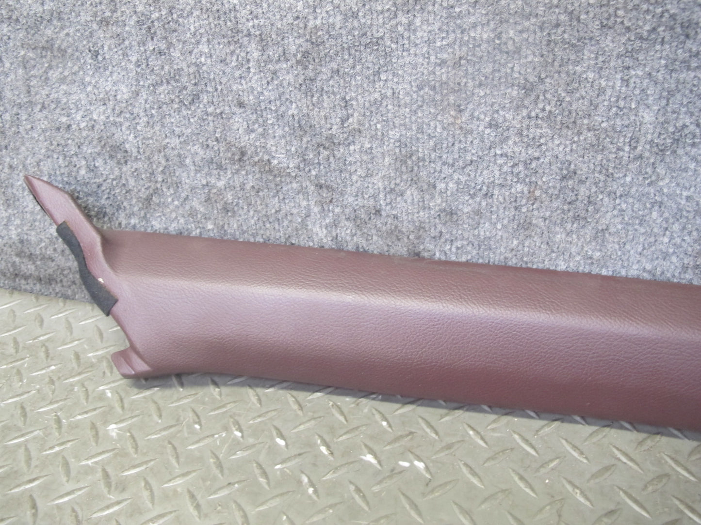 86-92 Toyota Supra MA70L Front Interior A Pillar Trim Cover Panel Set Maroon OEM