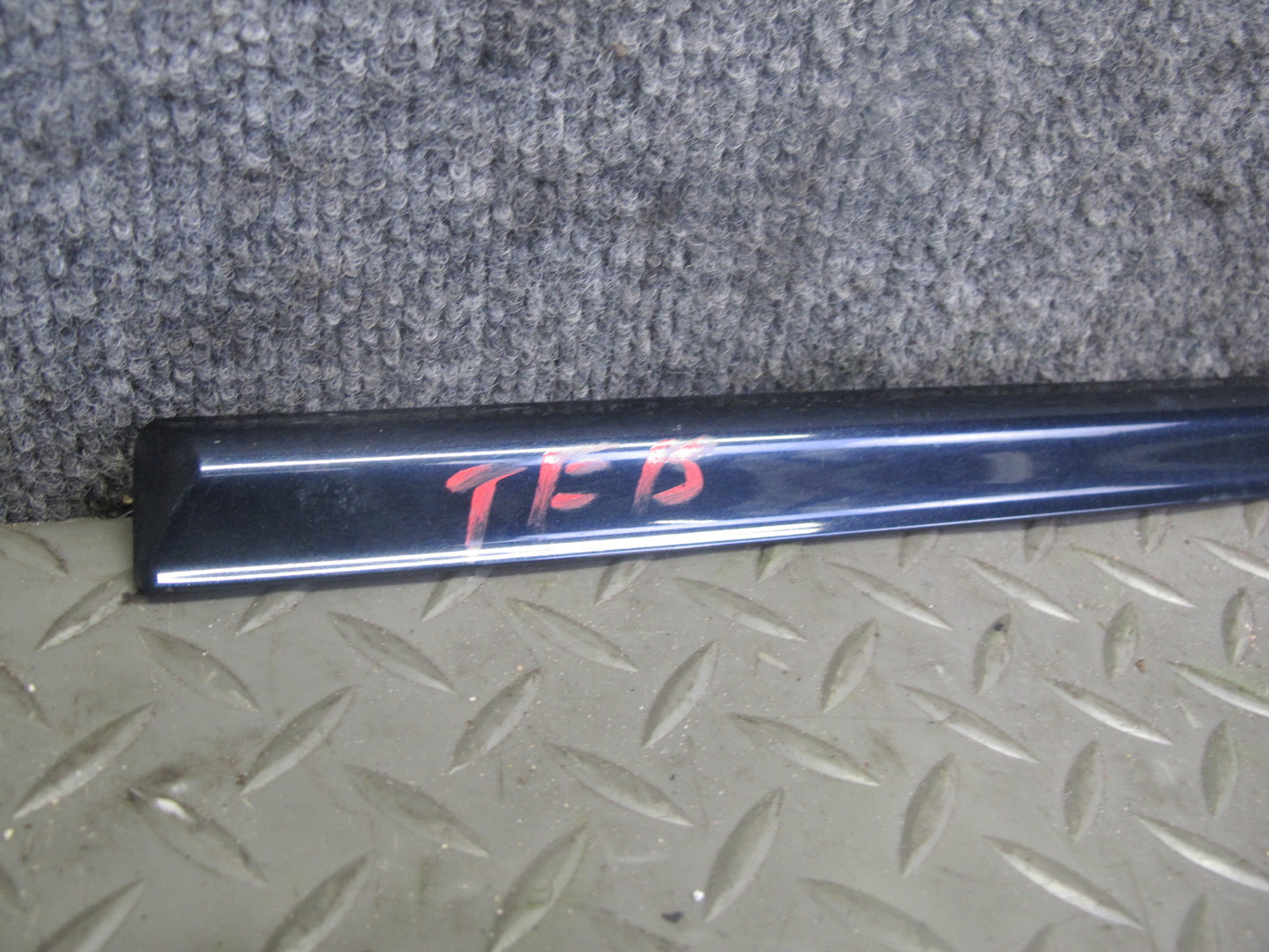 01-06 BMW E46 Coupe Convertible Set of 4 Door & Quarter Trim Molding Blue OEM