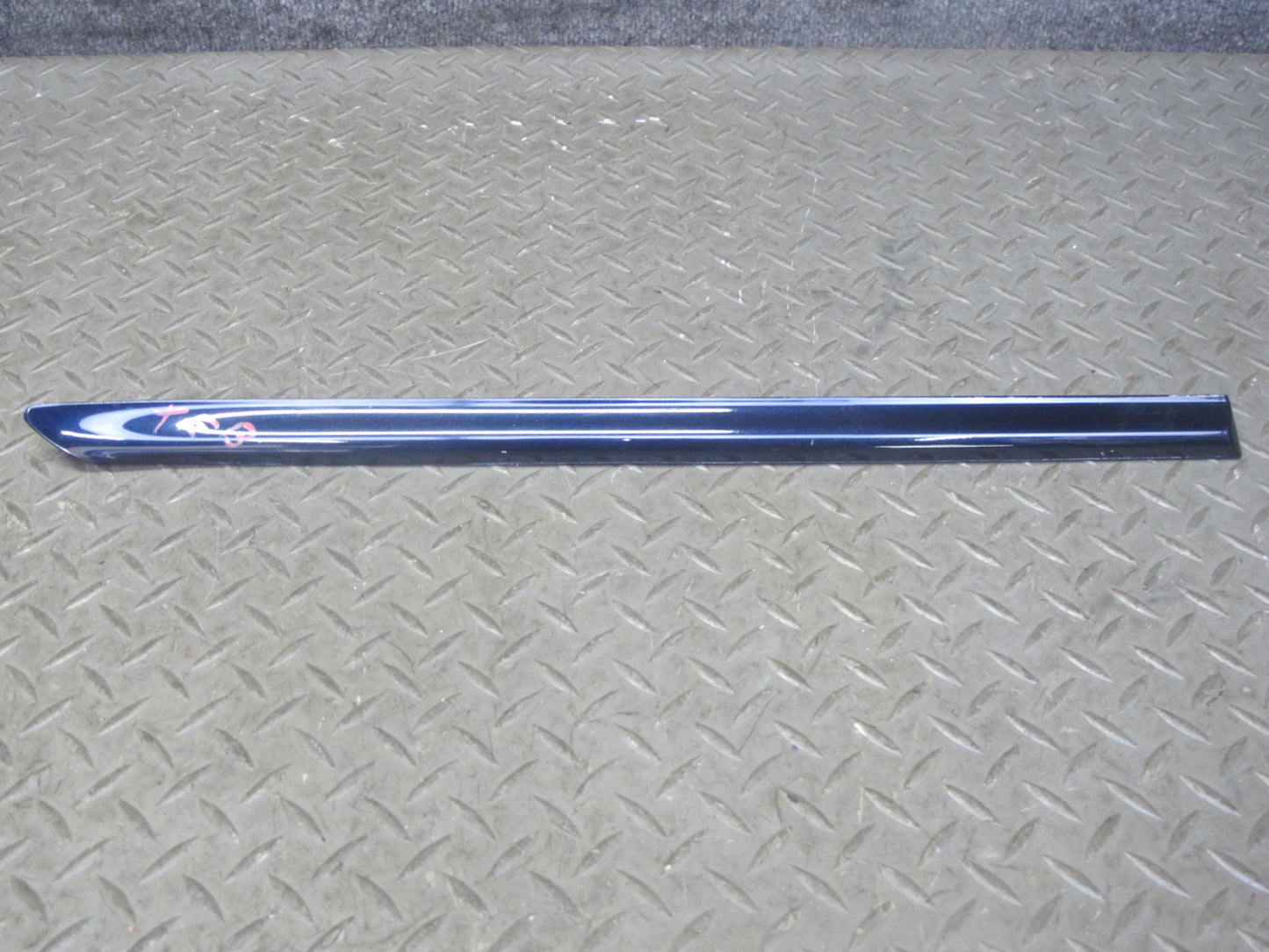 01-06 BMW E46 Coupe Convertible Set of 4 Door & Quarter Trim Molding Blue OEM