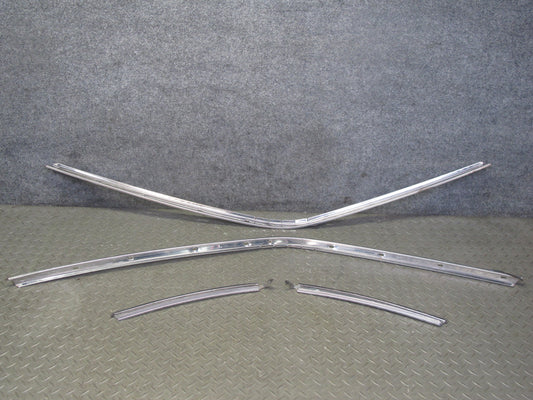 86-92 Toyota Supra MA70L Front Left & Right Door Molding Guide Set of 4 OEM