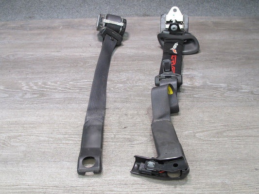 05-13 CHEVROLET CORVETTE C6 FRONT LEFT & RIGHT SIDE SEATBELT RETRACTOR SET OEM