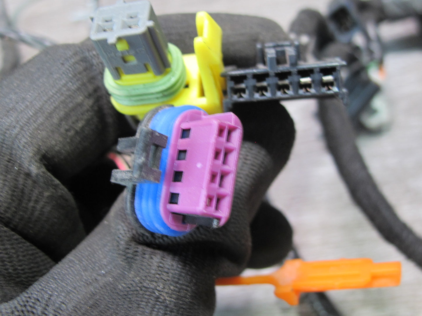 05-13 Chevrolet Corvette C6 Right Door Wire Wiring Harness OEM
