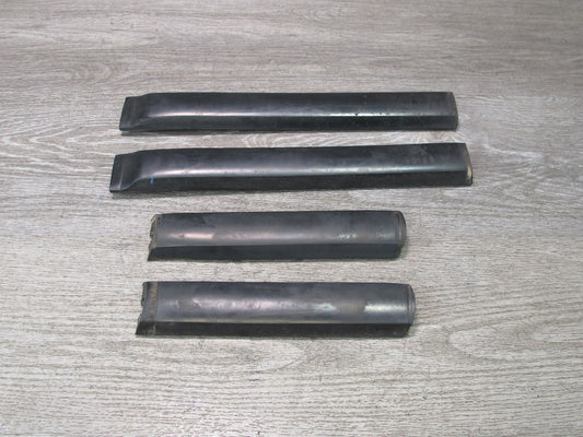 81-89 Mercedes R107 Set of 4 Front Bumper Rubber Guard Strip OEM