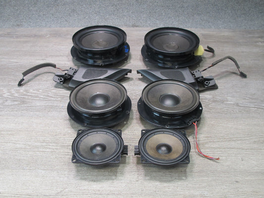 06-09 VW R32 GTI Rabbit 2-DR Set of 8 Monsoon Audio Speaker Tweeter Woofer OEM