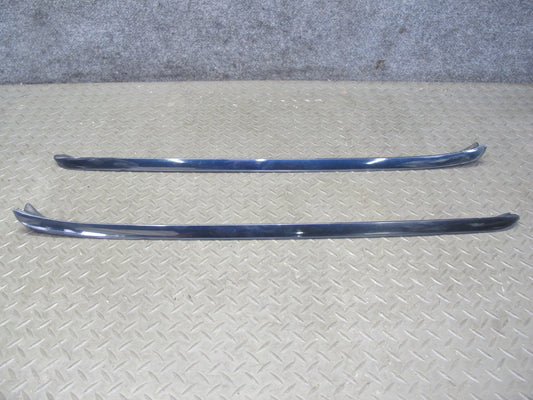 2007-2013 BMW E70 X5 Front Windshield Exterior A Pillar Trim Molding Set of 2