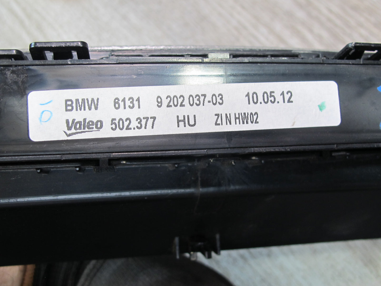 2007-2013 BMW E70 X5 A/C Heater Climate Traction Sun Shade Control Switch Panel