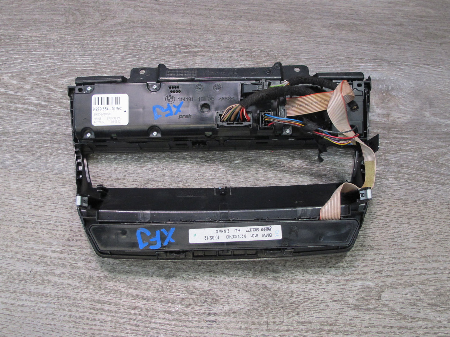 2007-2013 BMW E70 X5 A/C Heater Climate Traction Sun Shade Control Switch Panel