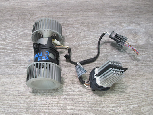2007-2013 BMW E70 E71 E72 Set of 2 Rear A/C Heater Blower Motor Fan w Resistor