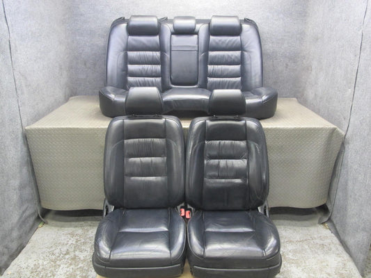 98-00 Lexus JZS160L GS400 GS300 Front & Rear Leather Seat Black Set OEM