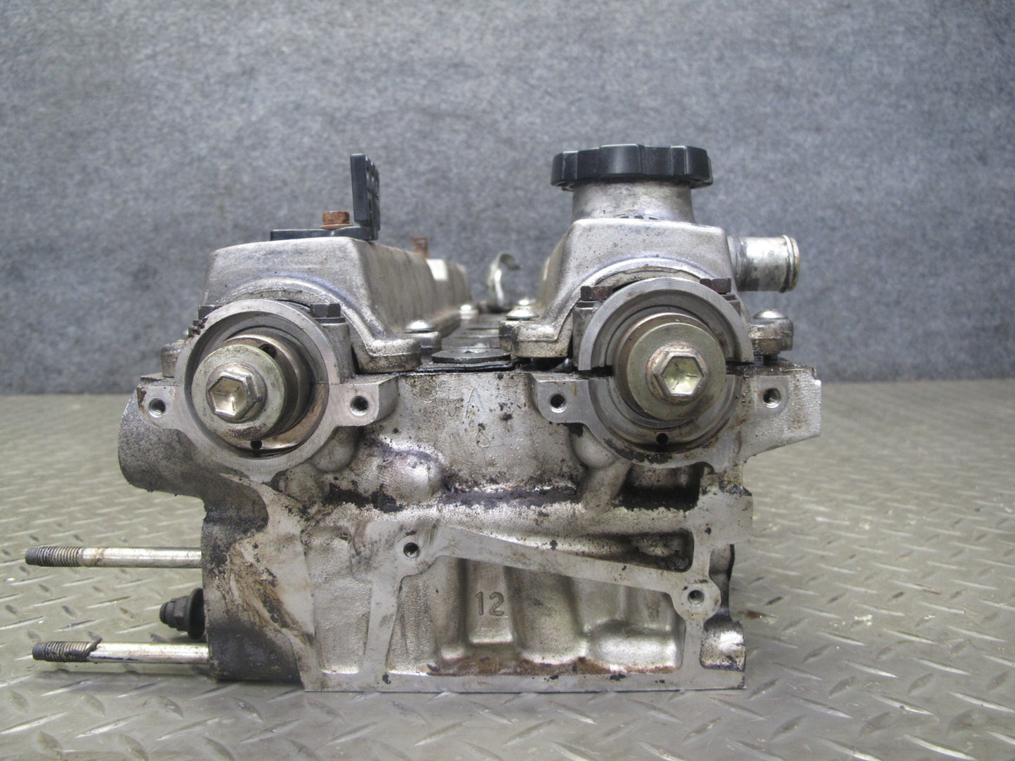 87-92 Toyota Supra MK3 7MGE NA Engine Cylinder Head w Camshaft & Valve Cover OEM