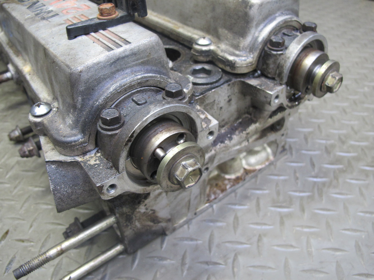 87-92 Toyota Supra MK3 7MGE NA Engine Cylinder Head w Camshaft & Valve Cover OEM