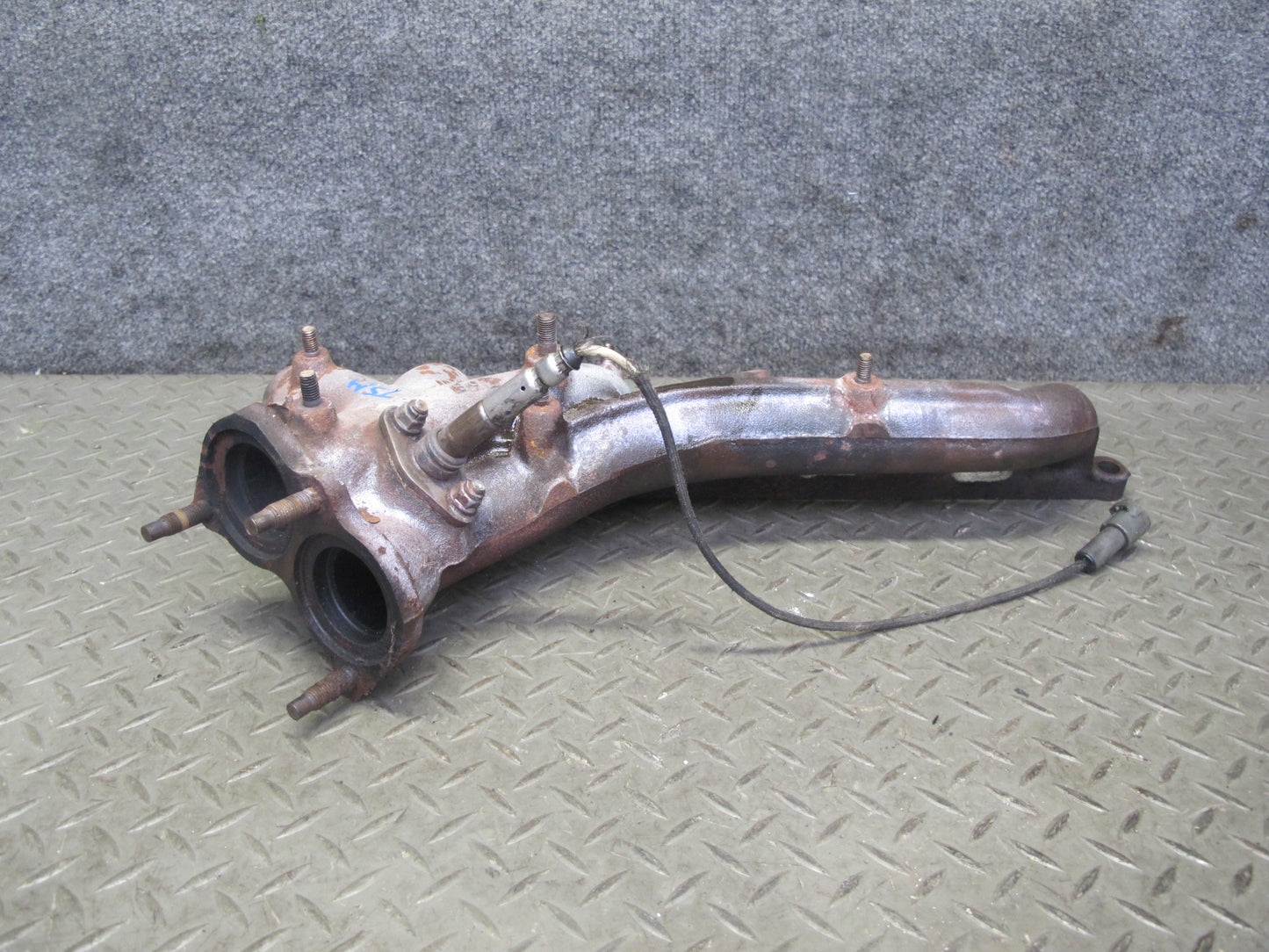 86-92 Toyota Supra MA70L 7MGE NA Exhaust Manifold w Oxygen Sensor 71K Miles OEM