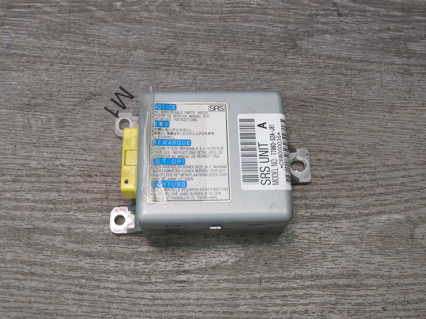 00-05 HONDA S2000 SRS AIRBAG CONTROL MODULE UNIT 77960-S2A-J81 OEM
