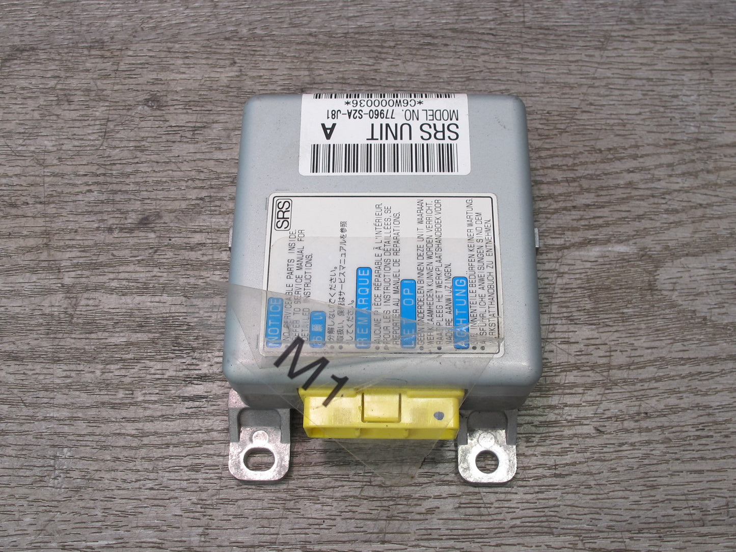 00-05 HONDA S2000 SRS AIRBAG CONTROL MODULE UNIT 77960-S2A-J81 OEM