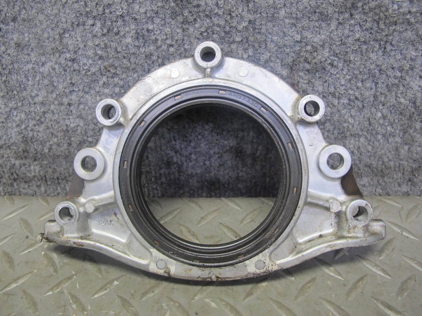 86-92 Toyota Supra MA70L 7MGE 7MGTE Engine Rear Crank Seal Plate 71K Miles OEM
